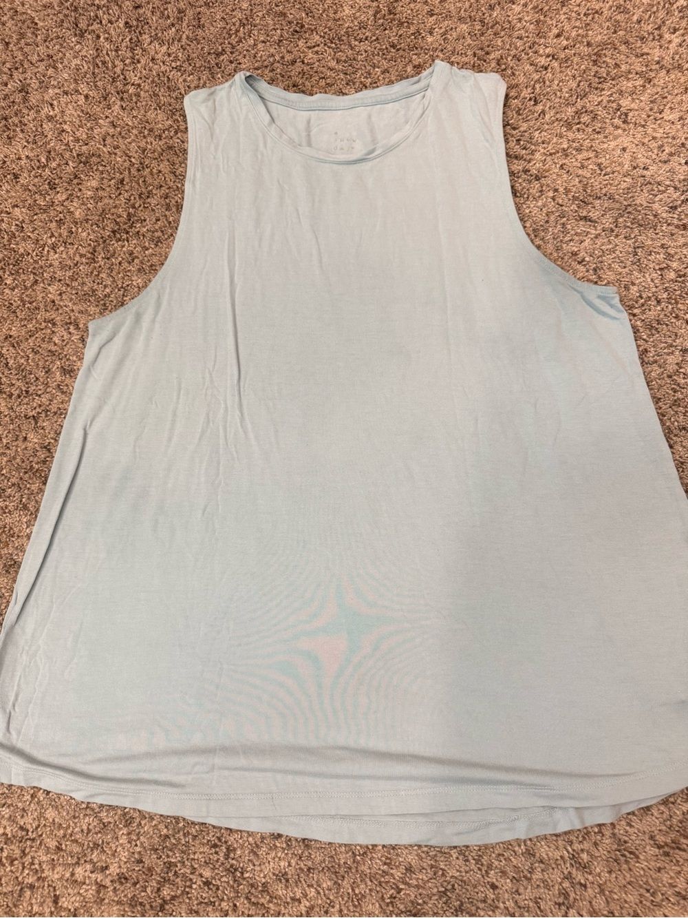 a new day Light Blue Relaxed Crewneck Tank